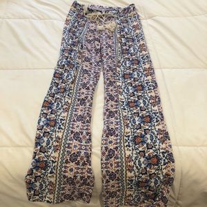 Floral beach pants size S